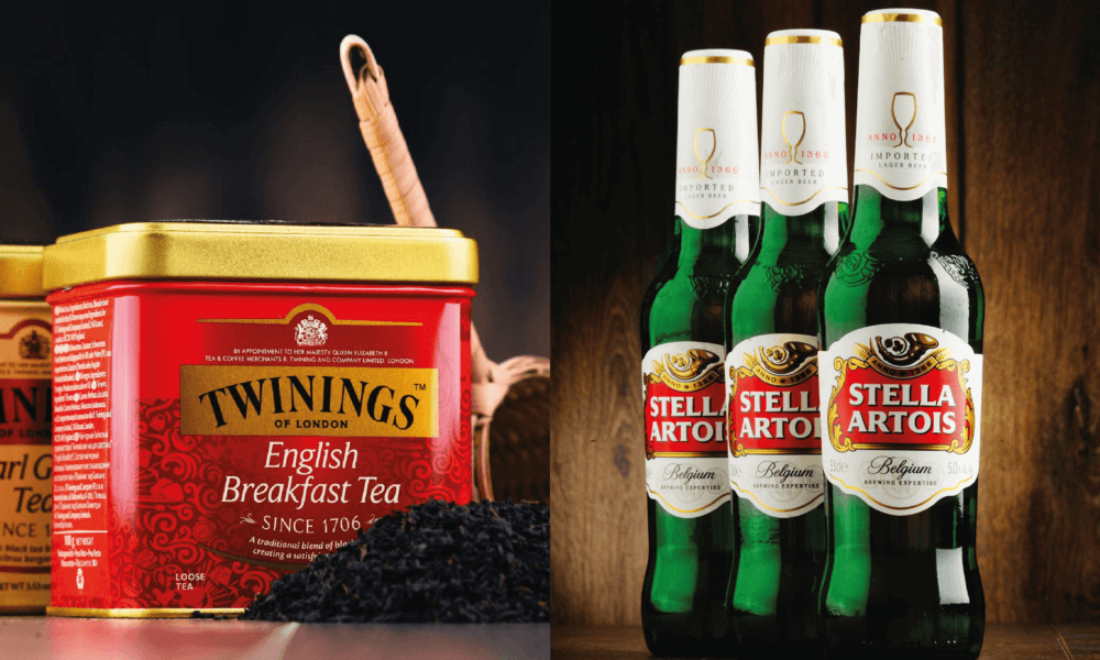 logo da Stella Artois e da Twinigns